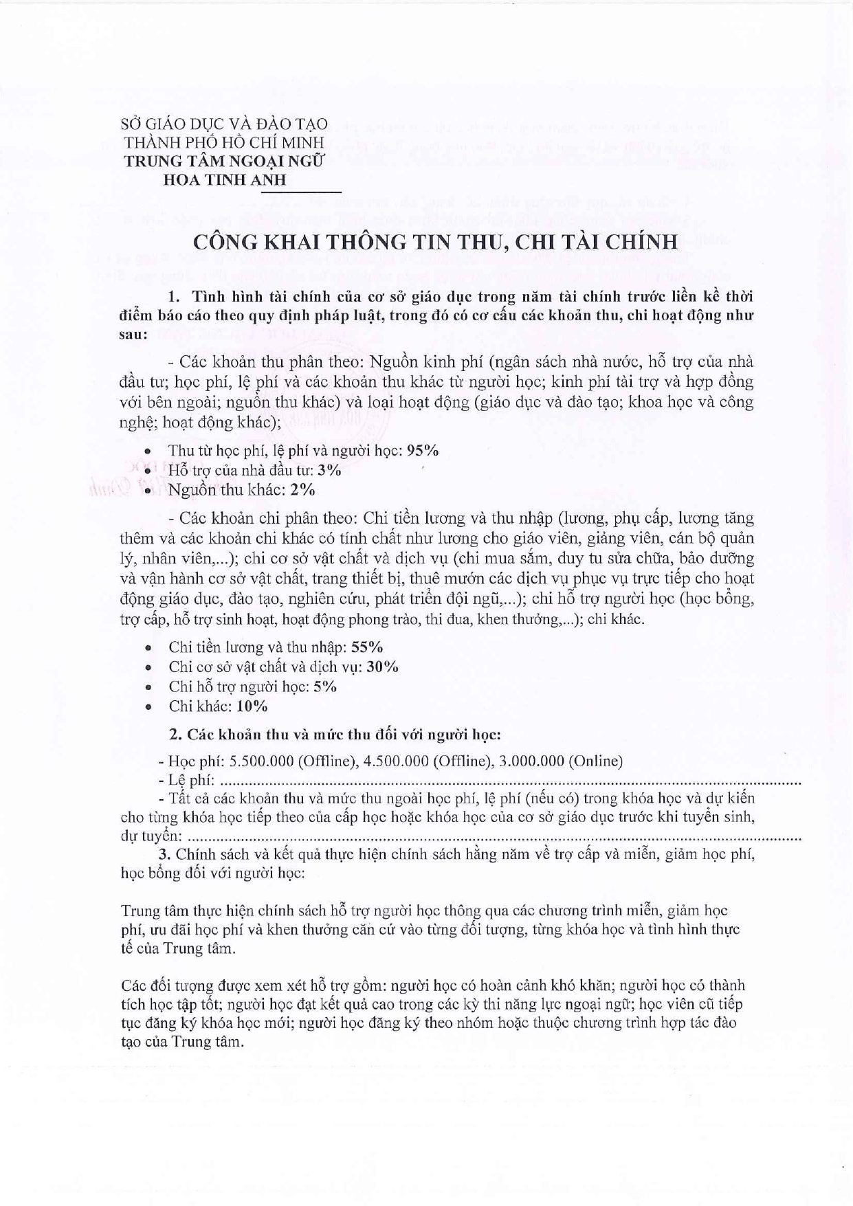 BAO CAO CONG TY TNHH TU VAN DU HOC TINH ANH trang page 0005