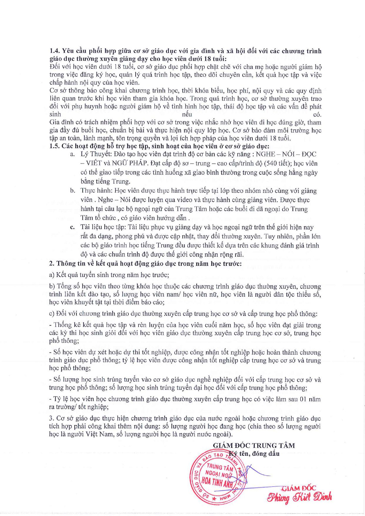 BAO CAO CONG TY TNHH TU VAN DU HOC TINH ANH trang page 0012